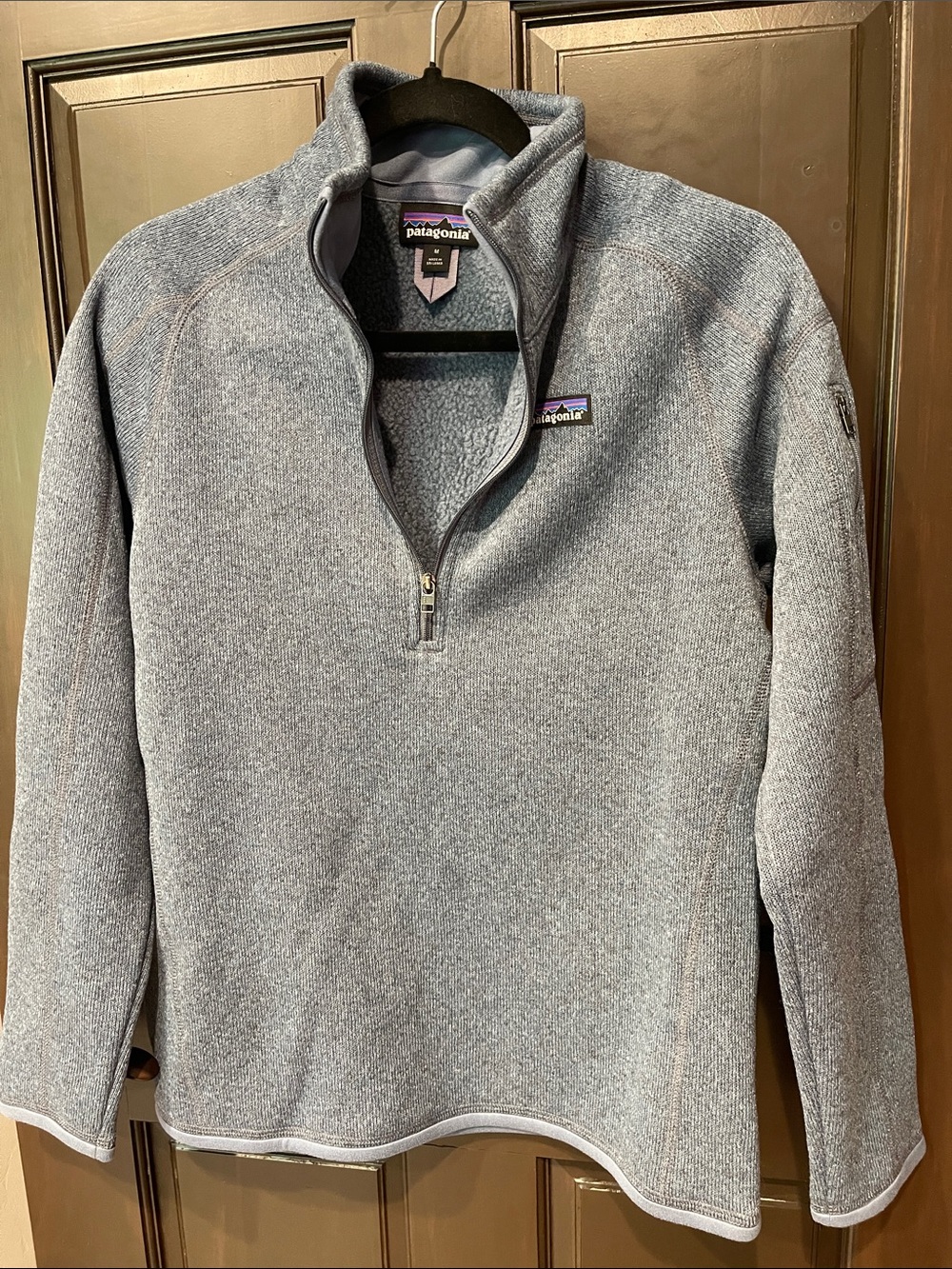 Patagonia women’s Gray Half-Zip Sweater Fleece Pullover
